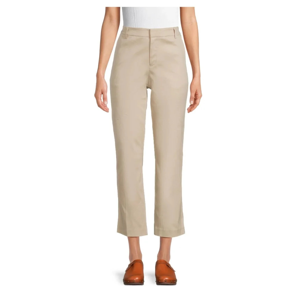 Time and Tru Women's Size 20 Straight Pants Newstone/Tan NWT